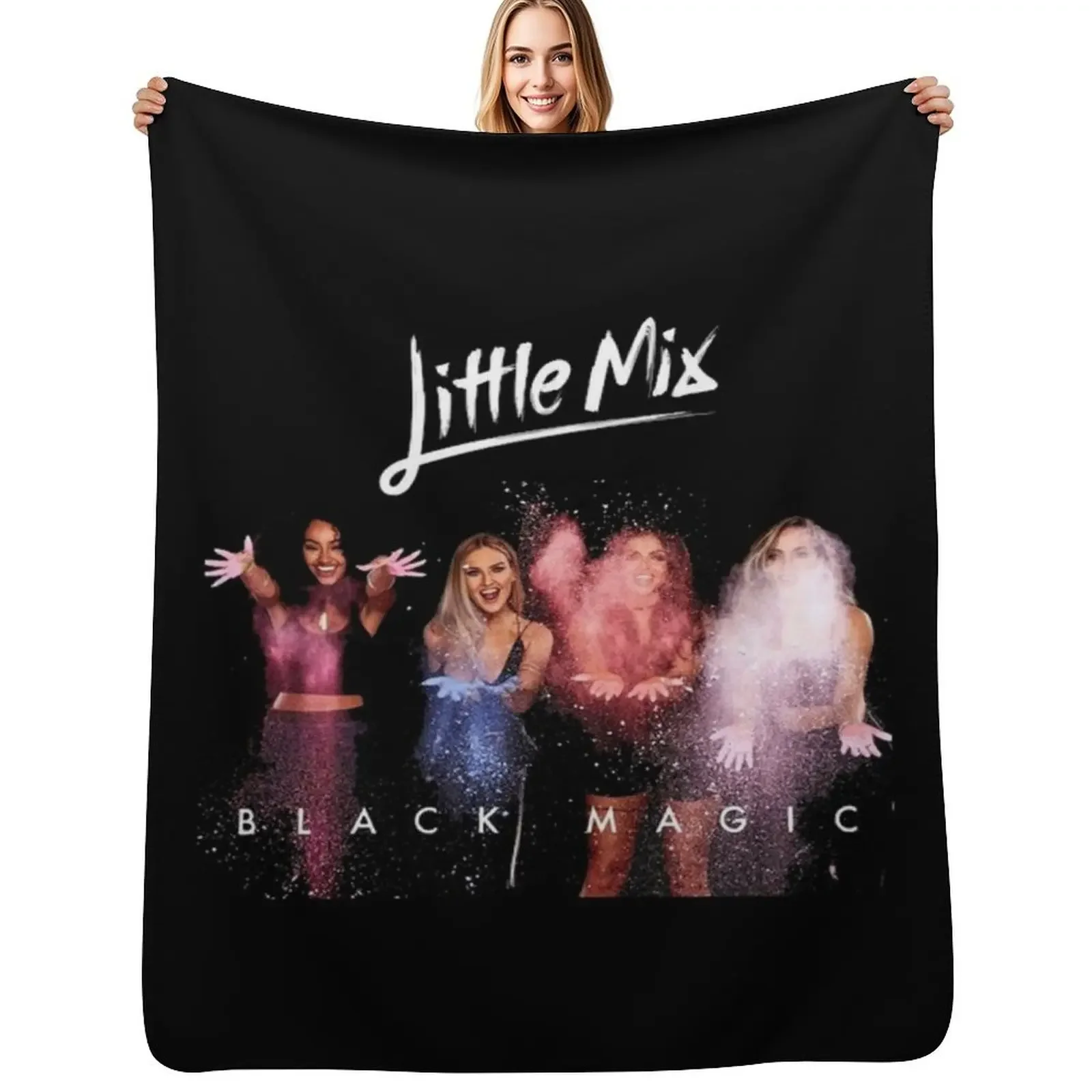 

little mix girls band little whitney houston whitney ho Throw Blanket Single Sofa Throw Stuffeds Blanket