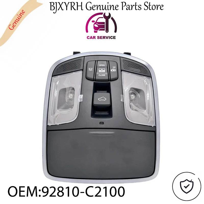 

92810C2100 Черная верхняя консоль с переключателем люка для Hyundai Sonata LF OEM 92810-C2100