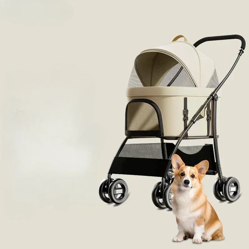 

Pet Cart Separate Old and Disabled Medium and Small Dog Scooter Outdoor Cat Dog Cart