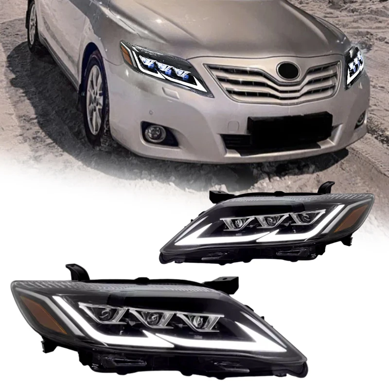 

Фары TYPY для Toyota Camry (версия для США) 2009-2011, светодиодные проекционные фары, дневные ходовые огни, автомобильные аксессуары