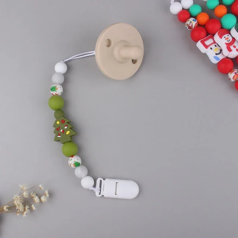 Attache-sucette en silicone pour nouveau-né, porte-perles de dentition pour garçon et fille, jouets de dentition, pendentif