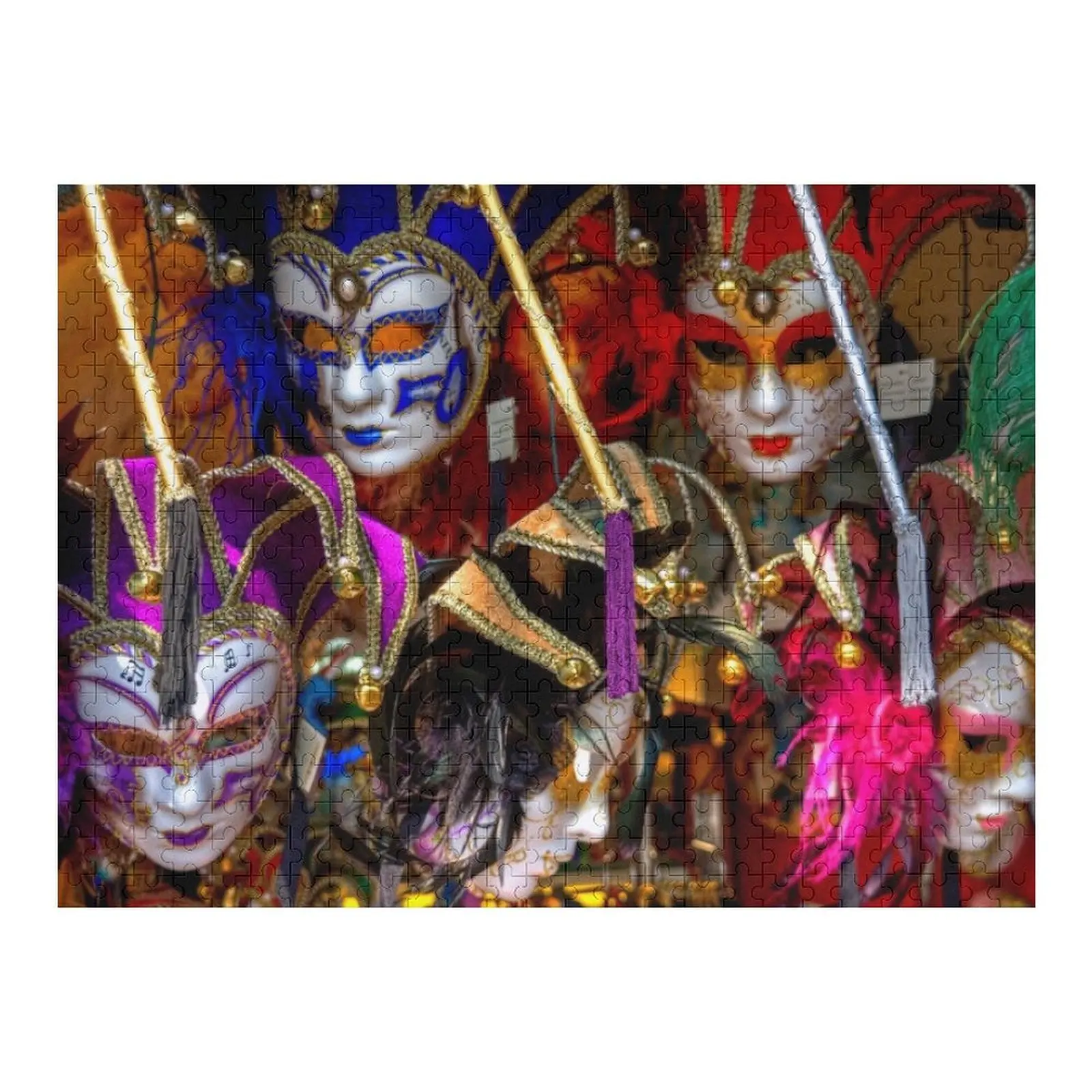 

Венецианские маски-пазлы на заказ, деревянный подарок для детей, индивидуальный детский деревянный подарочный пазл на заказ