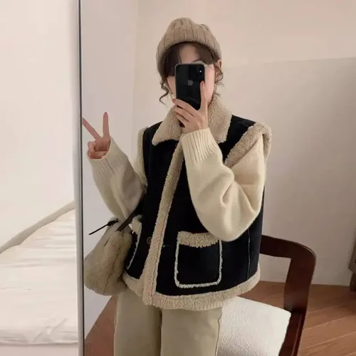 여성용 자수 레이스업 조끼, 시크한 빈티지, 올매치 캐주얼, 한국 패션, 클래식 유행 조끼, 하라주쿠 섬세한 여름  Best5