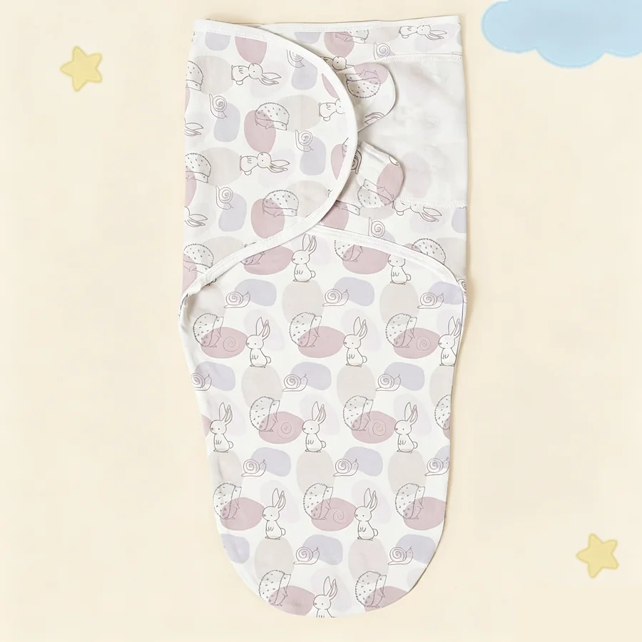 

Cartoon Graphic Baby Swaddling Blanket