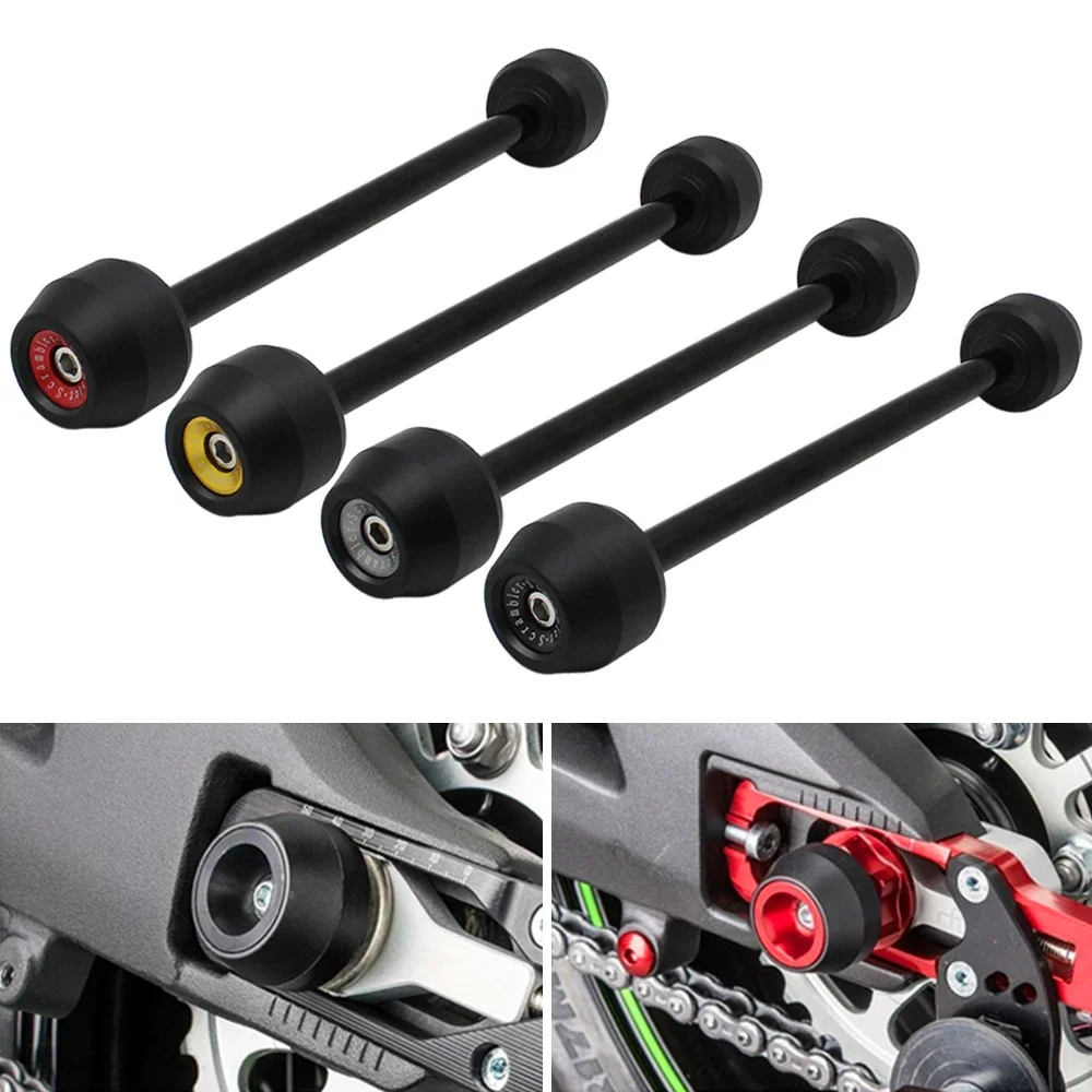 Motorcycle Front Rear Crash Slider Pad Axle Fork Wheel Protector Screw For Ducati Scrambler Cafe Racer Classic Desert Sled Icon