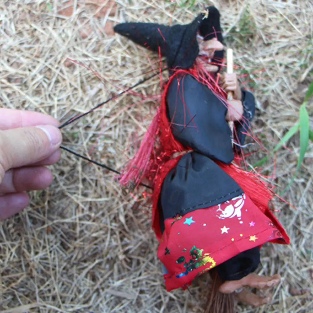 3pcs/set Made Of Plastic Witch Doll Spooky Halloween Decoration. Easy Hanging Halloween Witch Dolls
