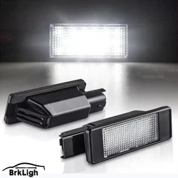 2PCS For Citroen C4 Picasso C5 III Number Plate Lamps For Peugeot 308 II 3008 207 CC 208 2008 5008 LED License Plate Light