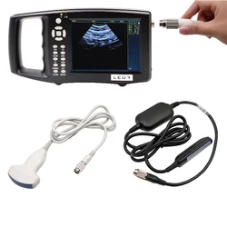 5.6 Inch Screen Portable Veterinary Cattle Ultrasound Scanner  with probes Cow Sheep Horse Ultrasound Pregnancy Testing Machine