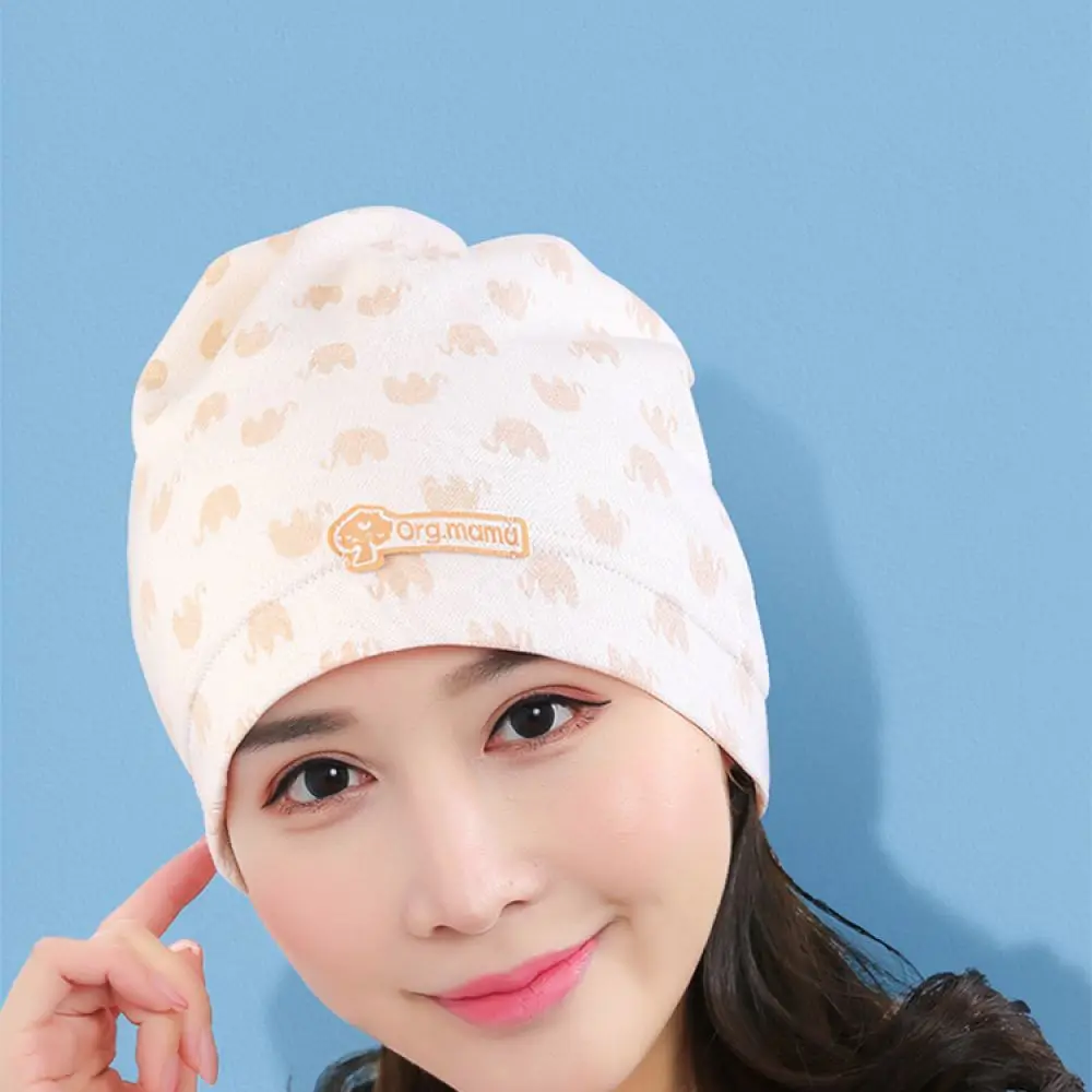 Pure Cotton Maternity Hat Breathable Postpartum Headwear Soft Lightweight Nursing Cap For Org Mama Recovery