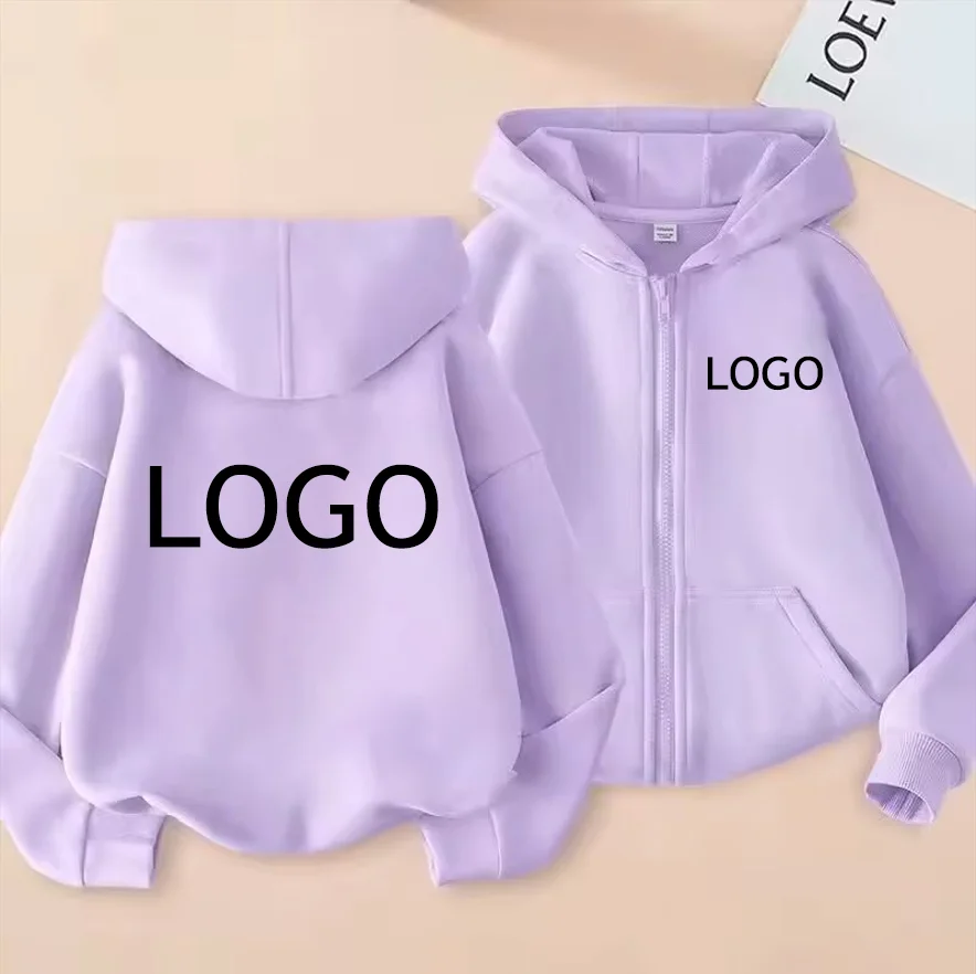 أزياء الأطفال سستة نمط ملابس الفتيان الفتيات هوديي قمم ربيع الخريف الترفيه Sweatshirr طفل 3-12 سنة معطف أحمر أسود