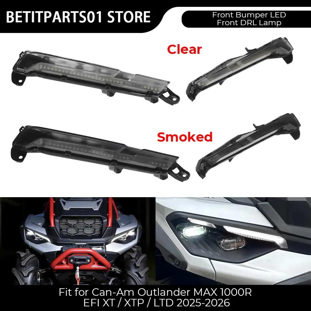 LED Front DRL Lamp /Auxiliary LED Light /Daytime Running Light Fit For Can-Am Outlander 1000R MAX 2025 2026 UTV ATV Accessories