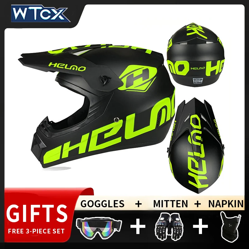 

Внедорожные шлемы для мужчин и женщин, полные шлемы, мотоциклетный шлем, раллийные шлемы, картинг, квадроцикл, молодежный горный электрический велосипед