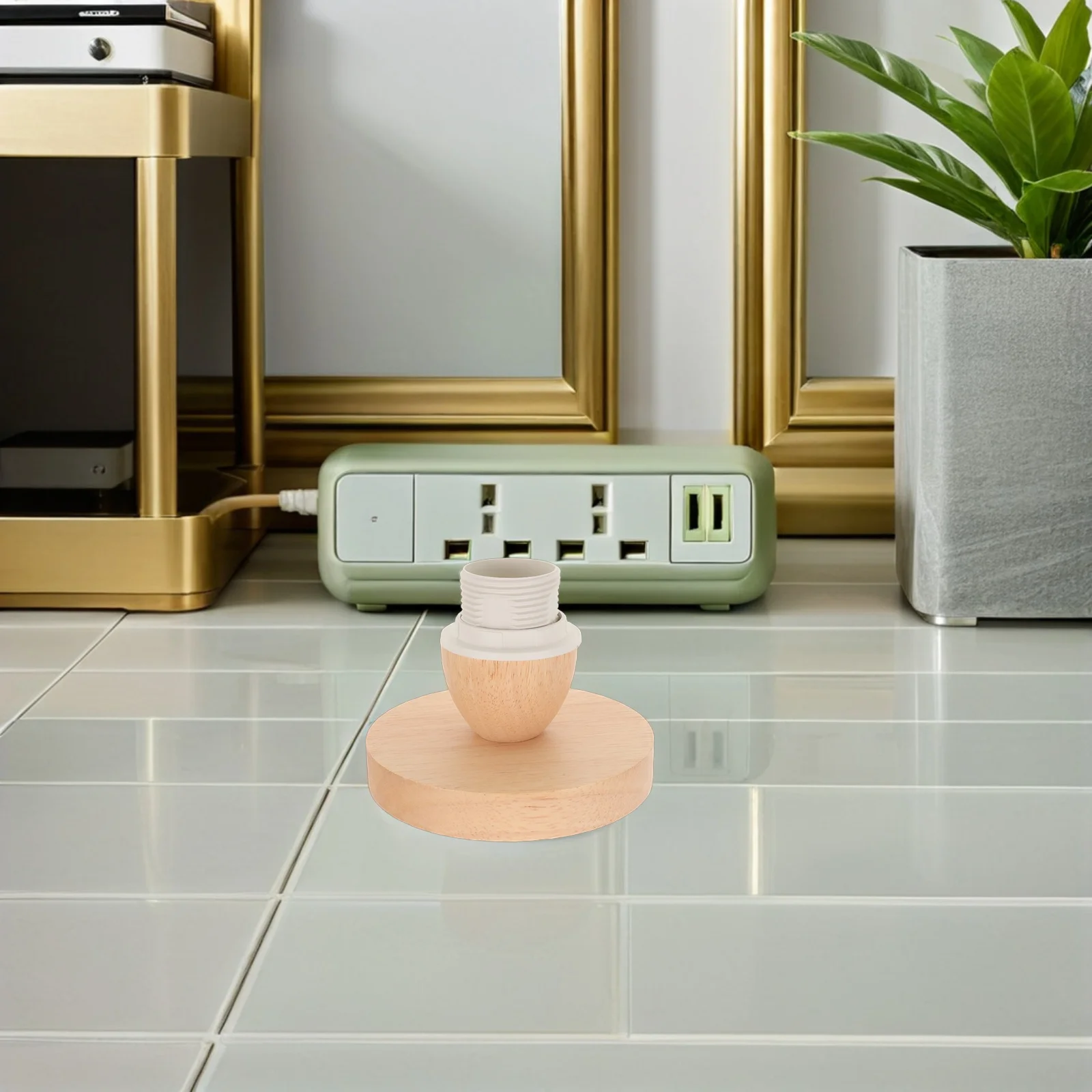 

1Set Wooden Ceiling Lamp Holder E27 Screw Light Socket Vintage Ceiling Light Replacement for Restaurant Bar Home Lighting