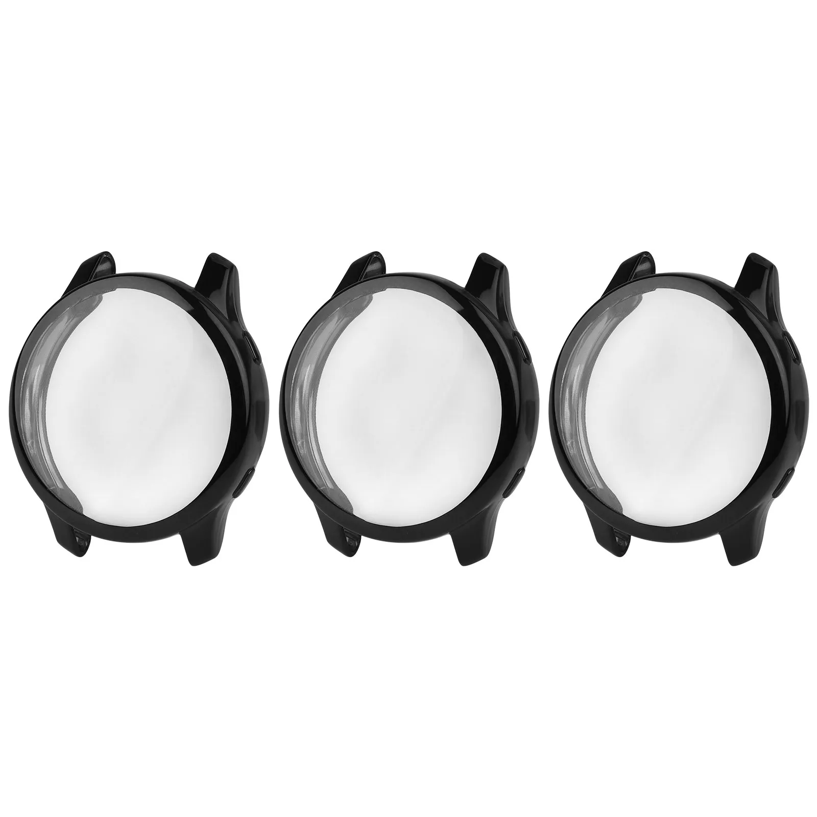

3Pcs Anti-Scratch Watch Cover Tpu Electroplate Protective Case for Smart Watch Shockproof Scratch-Resistant Shell