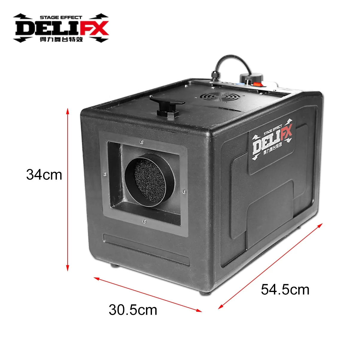 DELIFX new technology product low noise 1500W floor fog machine Small volume space saving Dance Floor Low Lying Fog Machine