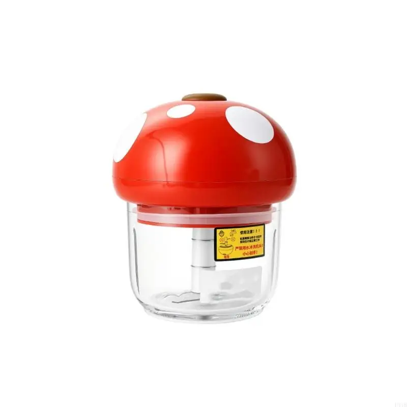 

Электрический мини-измельчитель еды, беспроводная мясорубка для чеснока с нержавеющим стальным лезвием, стеклянный контейнер для