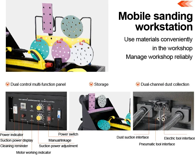 Mobile Car Detailing Tools Clean Sander Car Body Repair Equipment