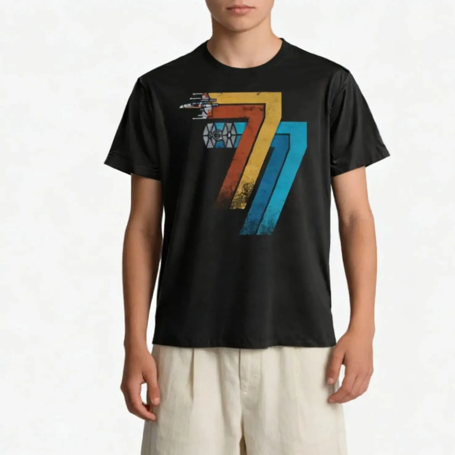 camiseta-vintage-star-wars-77-para-homens-mulheres-e-criancas-estampa-retro-look-familiar-roupas-de-algodao-camisetas-engracadas-de-verao-para-meninos-e-meninas-moda-streetwear