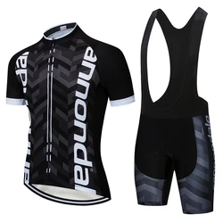 Black outdoor sportswear short-sleeved mountain bike jersey professional clothing men's