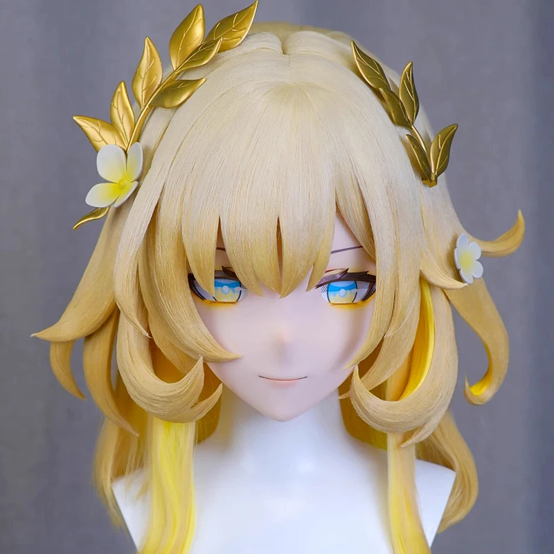

Anime Customize Full Crossdress Masks Female/Girl Cartoon Character Kig Cosplay Kigurumi Masks BJD Resin Japanese Anime Masks