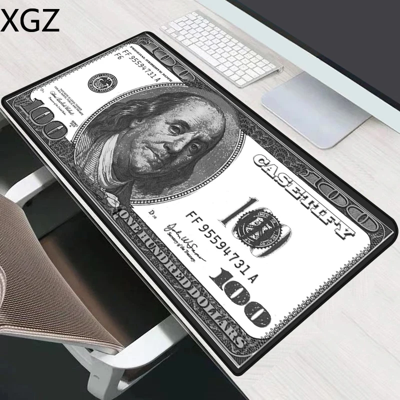 Large office dollar printing mouse pad desk mat PC accessories keyboard desktop protection mats esports gaming Novo money rug