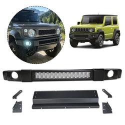 Front Bumper Plastic with Aluminum Narrow Front Bumper For Suzuki Jimny JB64 JB74 2019 - 2024 Exterior Accessories