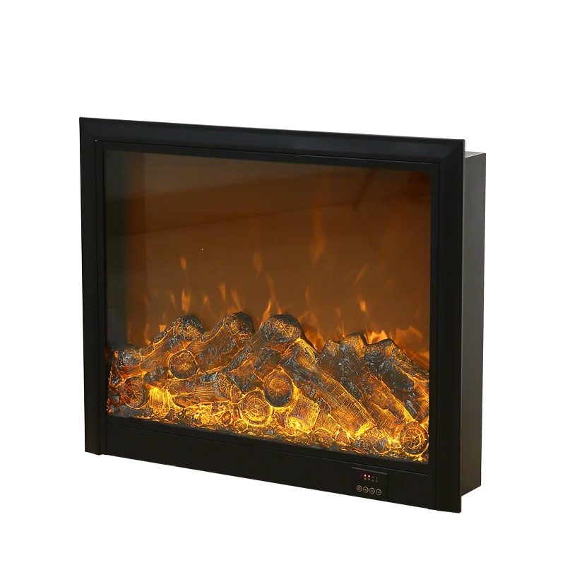 European 220volt Electronic Simulated Fireplace Tv Unit Recessed Decorative Electric Fireplace With Base