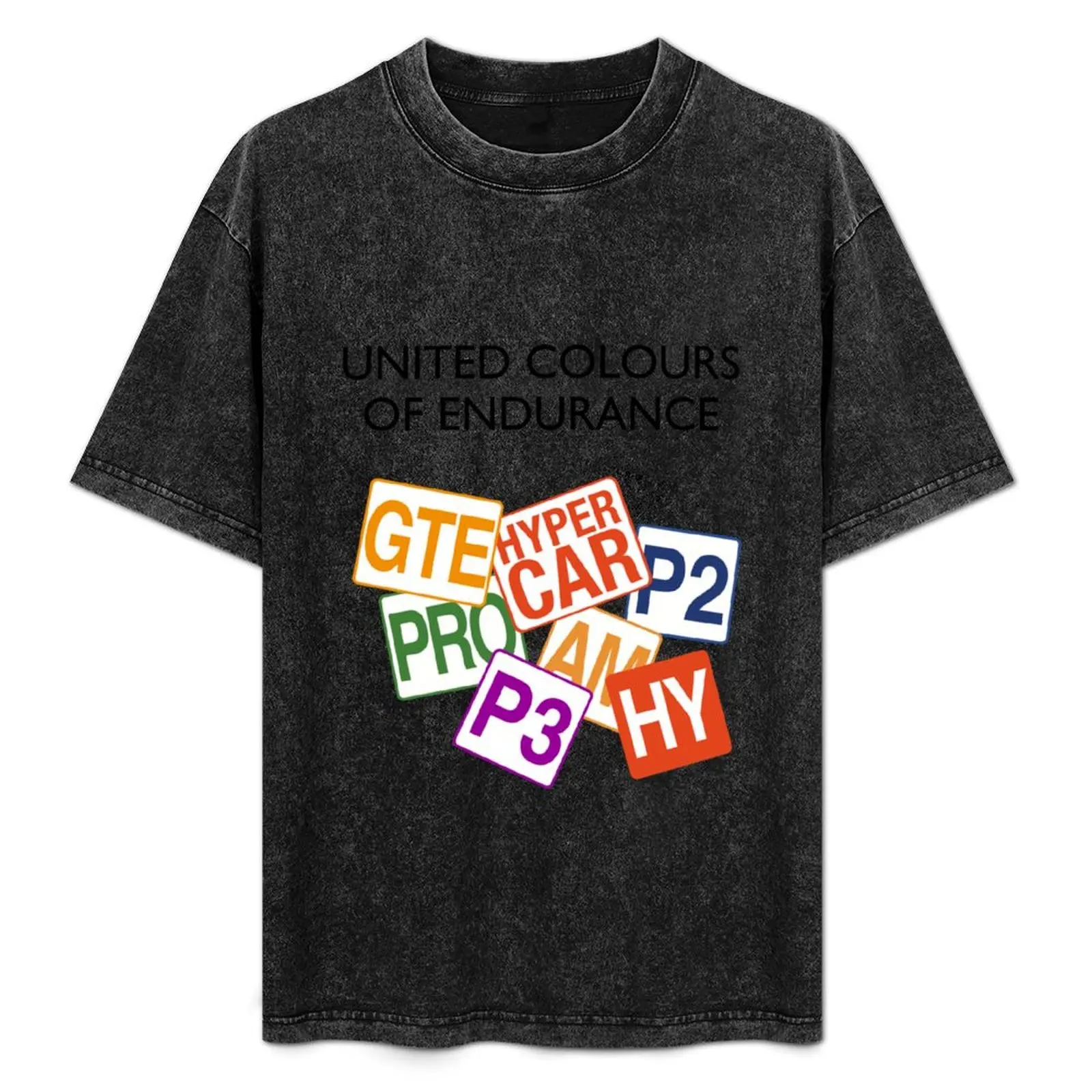 United Colours of Endurance Racing - Hypercar T-Shirt Basic Breathable Solid Color T-Shirt