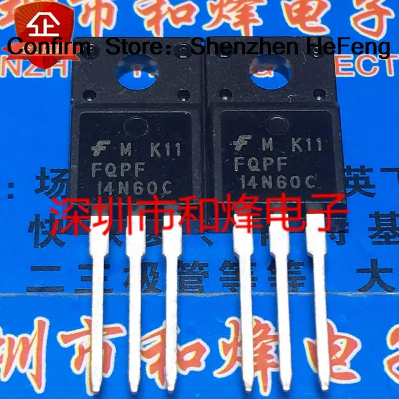 5PCS-10PCS FQPF14N60C  TO-220F 600V 14A  New And Original On Stock Quiky Shipping