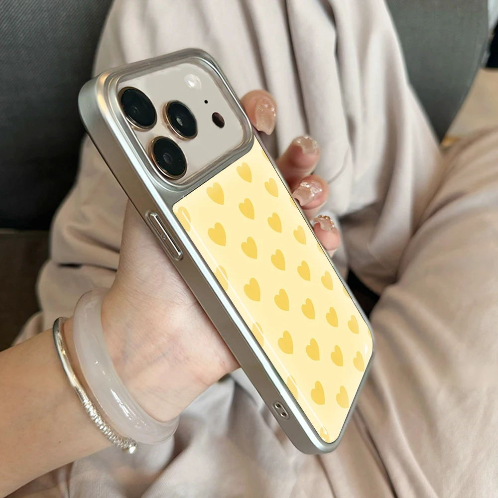 Minimalistisches Love-Design Drop-Glue-Hülle für iPhone 15 17 13 Pro Max Phone 11 12 ProMax 14 15 16 Plus Hüllen Stoßfeste Luxus-Funda – Detail 6