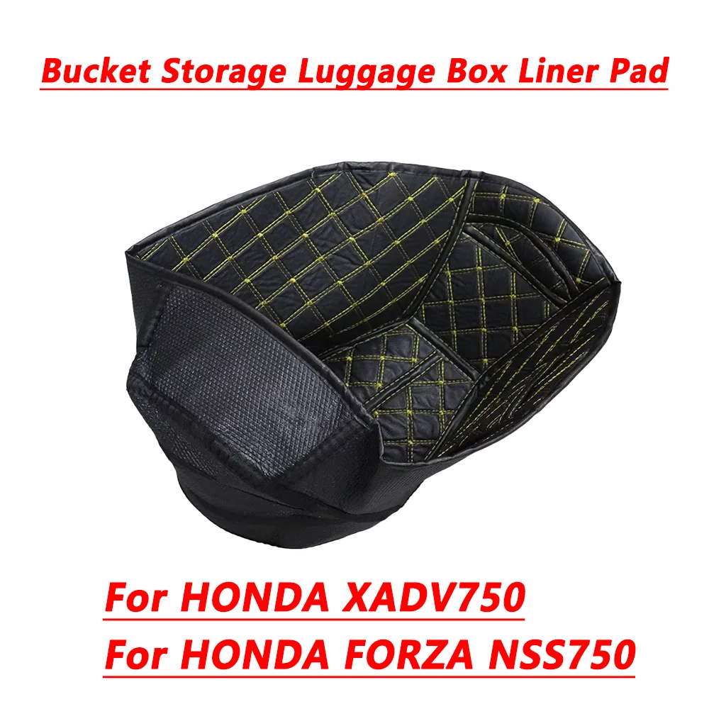 

Для HONDA XADV 750 FORZA NSS750 2021-2024 мотоциклетное ведро для сиденья, подушка для хранения, подушка для сиденья, ведро, подкладка, защитная накладка
