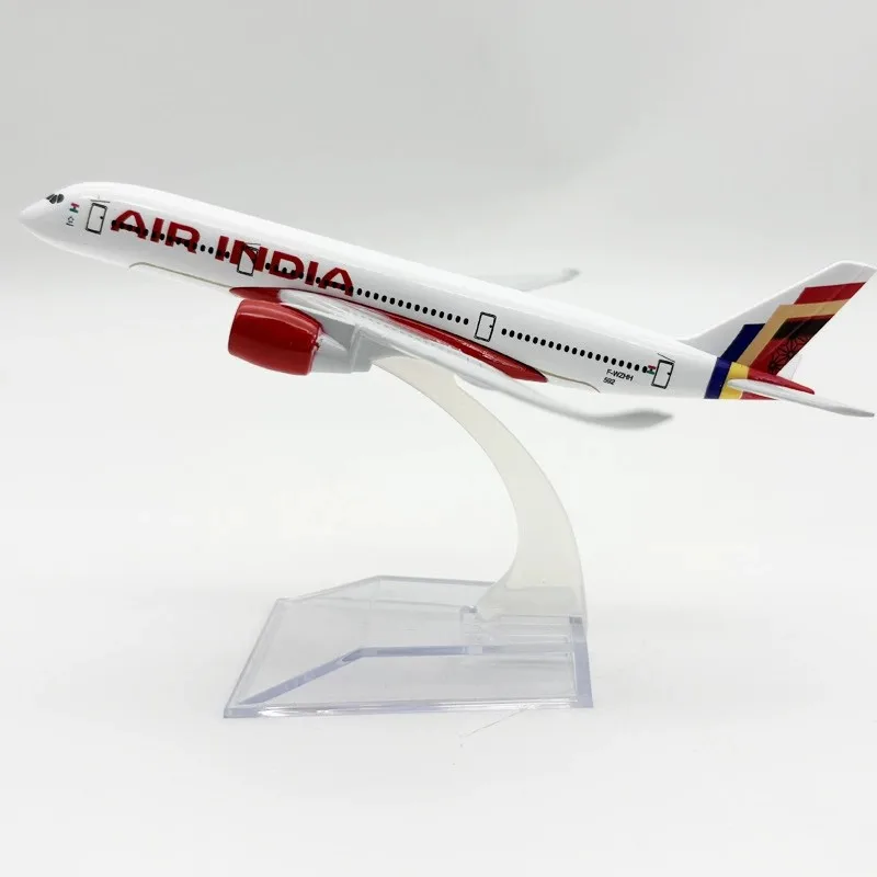 16cm Scale Diecast Aircraft 1/400 Alloy Metal India A350 Airways Room Decoration airplanes model kit Desk Accessories
