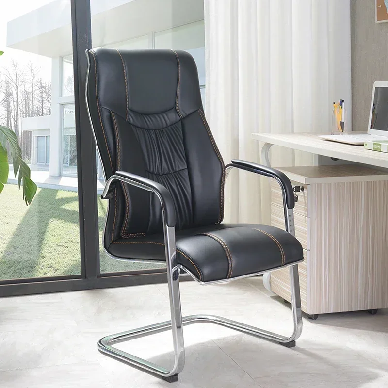 Comfy Arm Office Chair Boss Conference Modern Ergonomic Office Chair Comfy Contracted Cadeiras Escritorio Furniture BL50FC