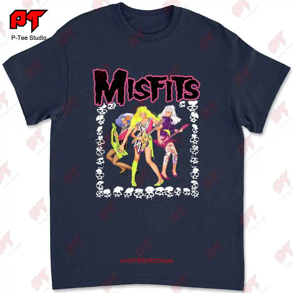 The Misfits Jem And Holograms Mashup Glenn Danzig Samhain 1980S Rare T Shirt Q877