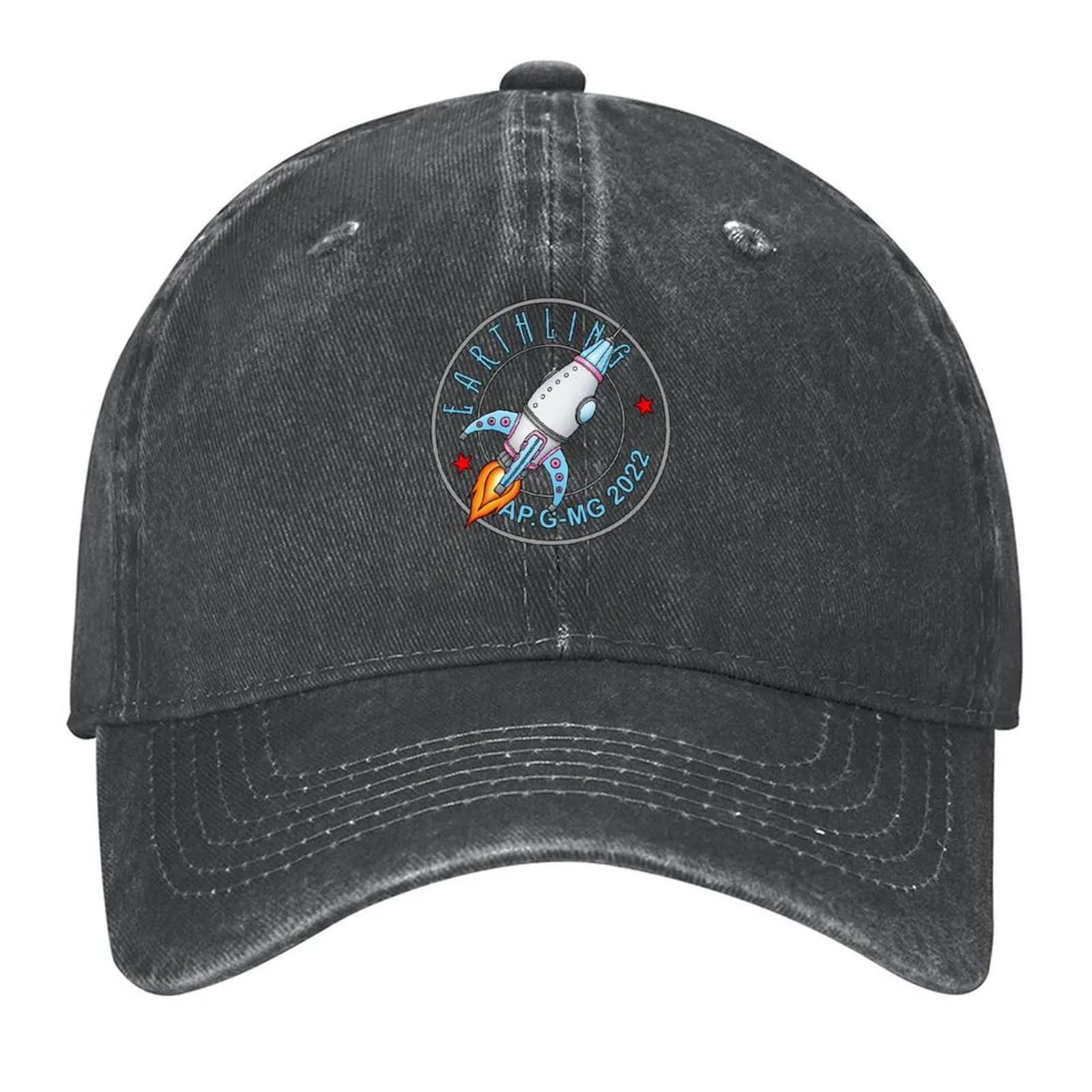 

Earthling Rocket Baseball Cap Big Size Hat golf hat genuine sun caps Designer Hat Women's Golf Wear Men's