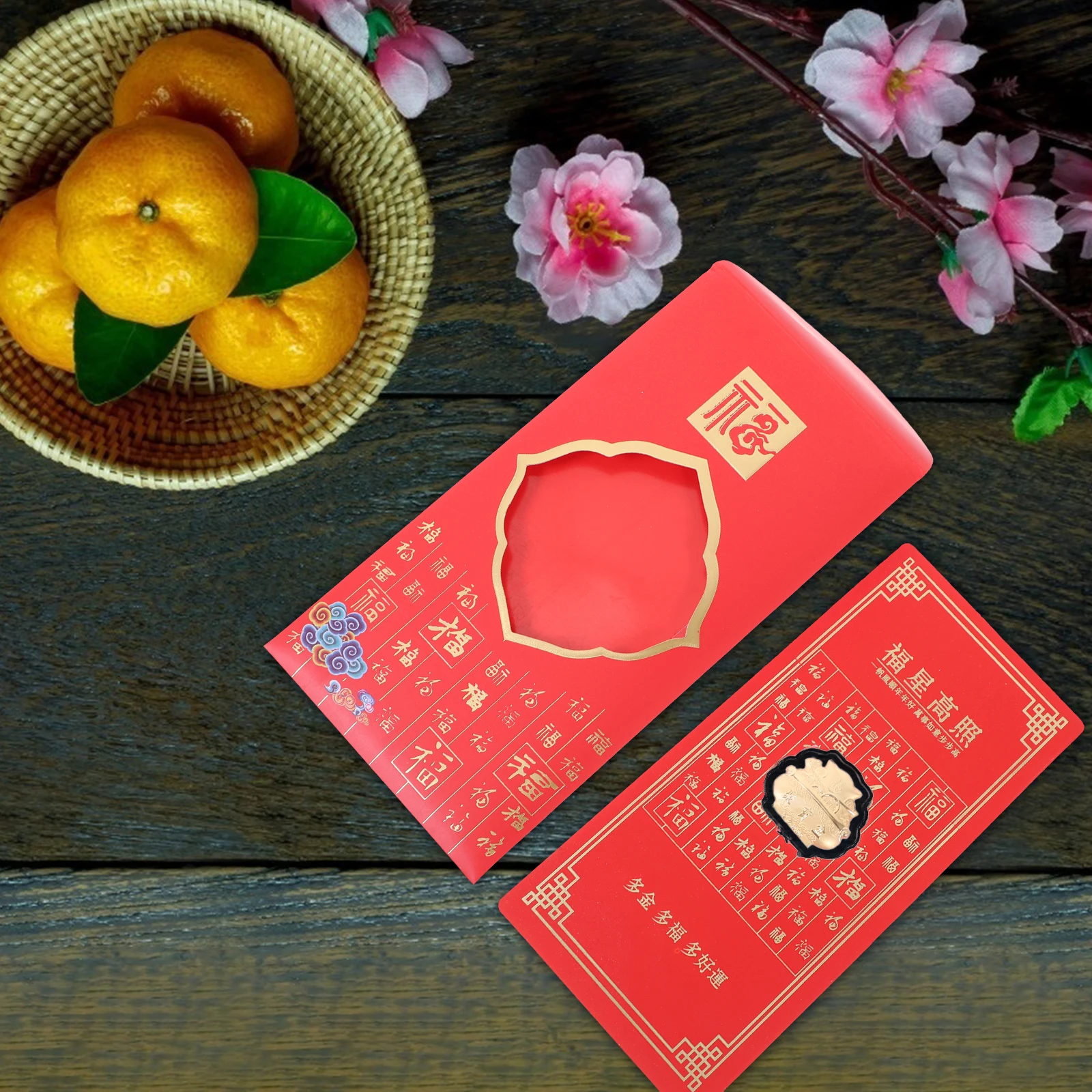 

2 Pcs Rabbit Envelopes Cornucopia Red Packet Money Packets Lai Feng Lunar New Year