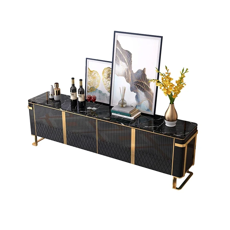 

Американский свет, роскошный стиль, комбинация ТВ-шкафа и чайного столика, современный минималистичный мрамор