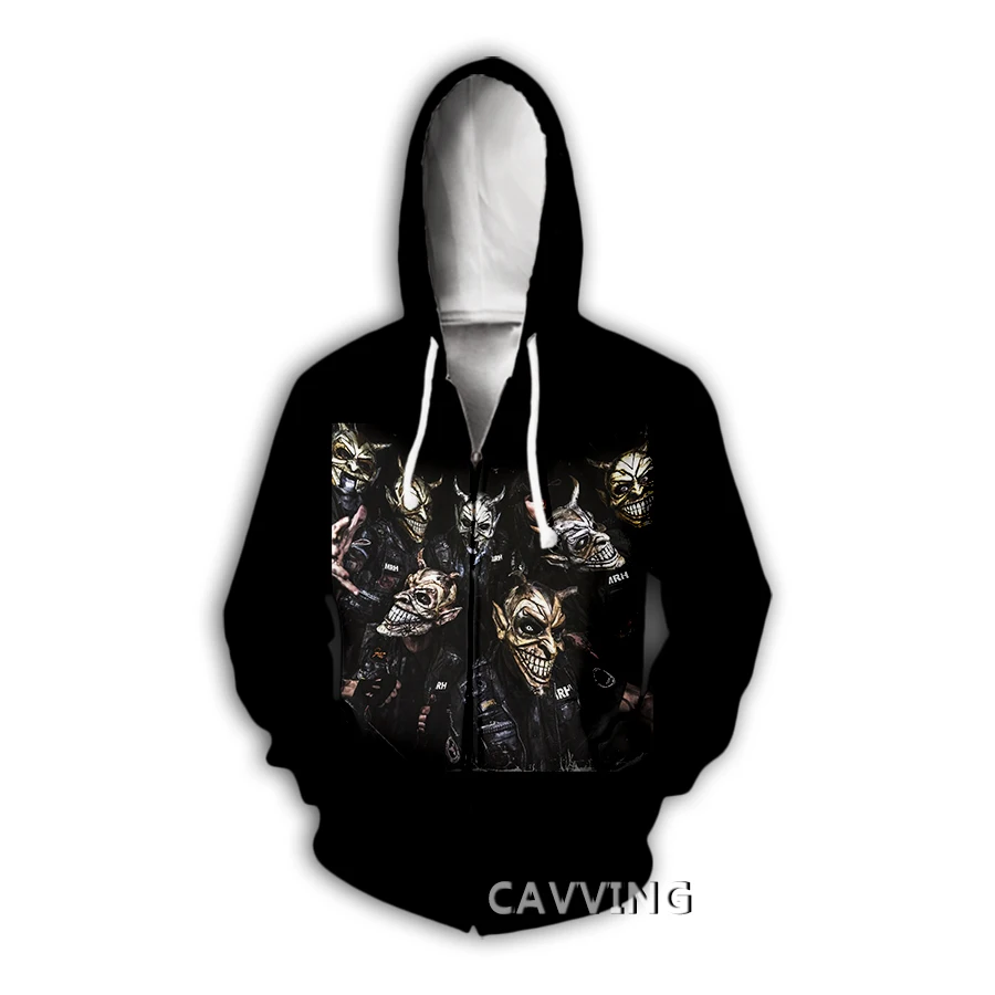 CAVVING 3D Print Mushroomhead Band  Zipper Hoodies Zip Up Hooded Sweatshirt Harajuku Hoodie Hip Hop Sweatshirt for Men/women