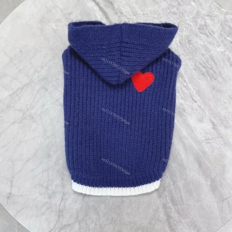 Autumn and Winter New Products Thickened Pet Knitted Sweater Dog Cat Corgi Clothing Clothes