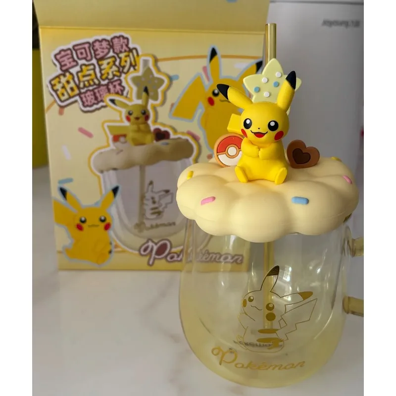 كارتون أنيمي بوكيمون كوب بقشة بيكاتشو ثلاثية الأبعاد لطيف دمية الشكل كوب ماء زجاجي ، كوب قهوة إبداعي هدية عيد ميلاد #6
