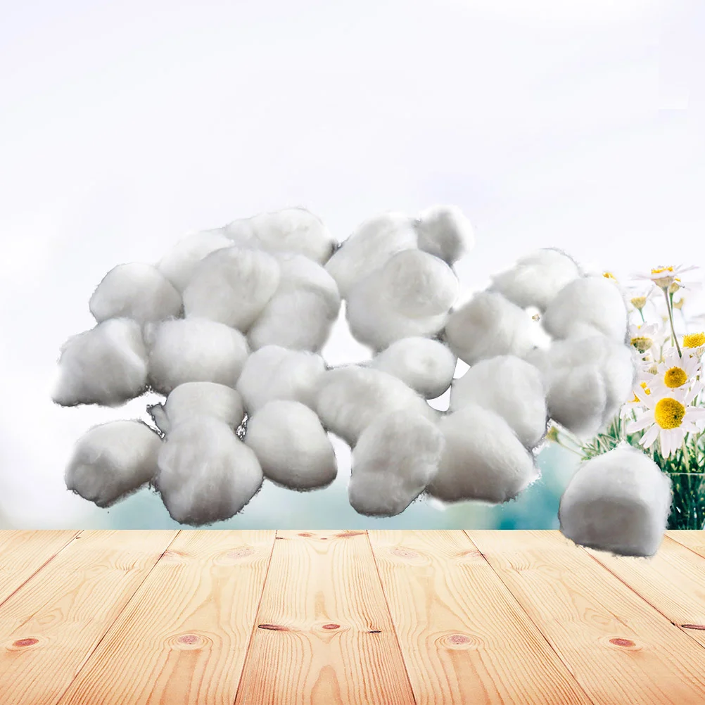 400pcs Makeup Cotton Balls Disposable Cotton Ball for Makeup Removing balls salon cotton ball