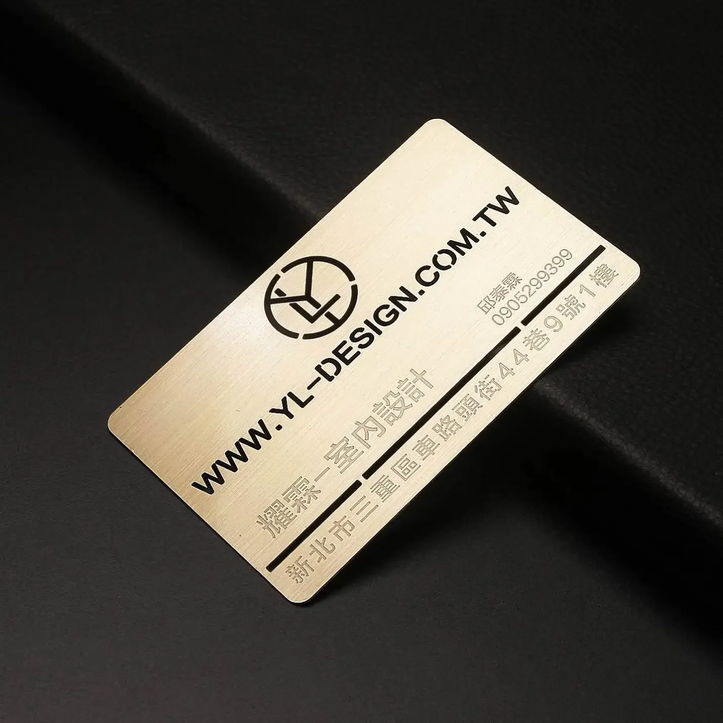 

Gradient Color Cards Nfc Business Card Metal for Laser Engraving