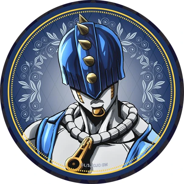 58mm Anime Le Bizzarre Avventure di JoJo Giorno Giovanna GIOGIO Bruno Buccellati COSTUME Cosplay Distintivo Spilla SPTE Spilla in banda stagnata ﻿   Prop