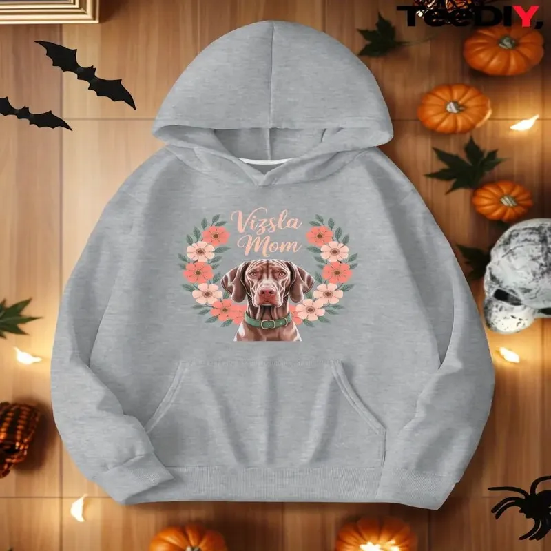 

Зимне-осенний свитшот женский оверсайз плюс размер женская одежда цветочное кольцо собака мама круглый вырез уличный стиль удобный Y2k