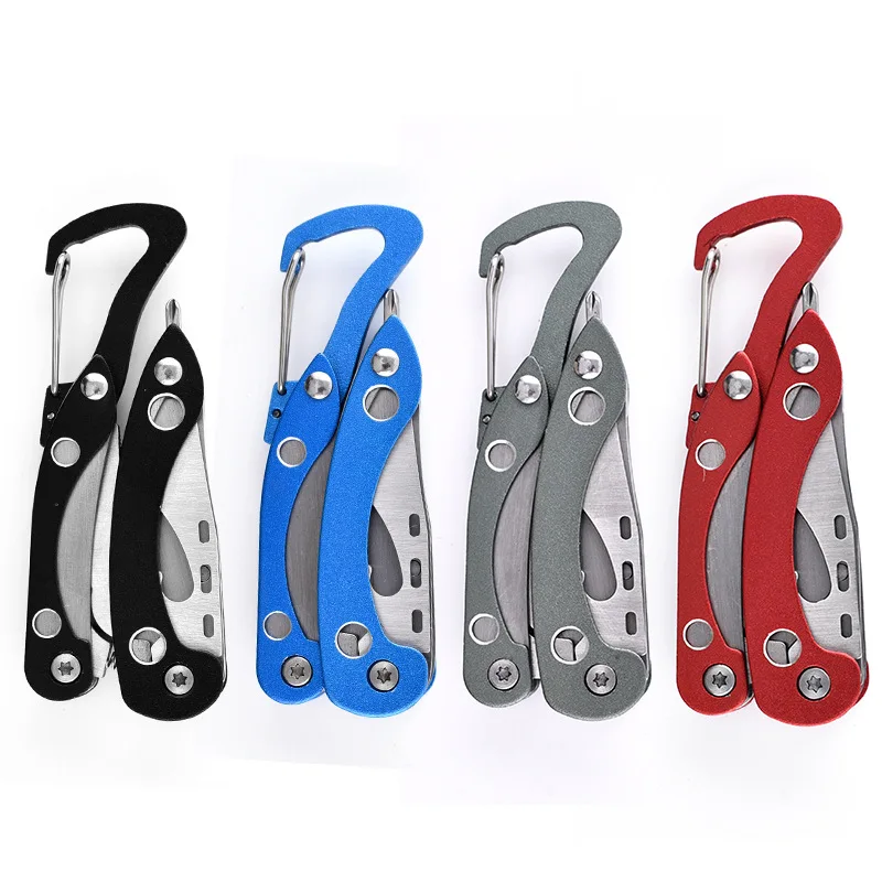 Swayboo 7 In 1 Stainless Steel Blade Multi-functional Pliers with Mini Foldable  Knife Gift Lylon Bag Outdoor Camping Hiking