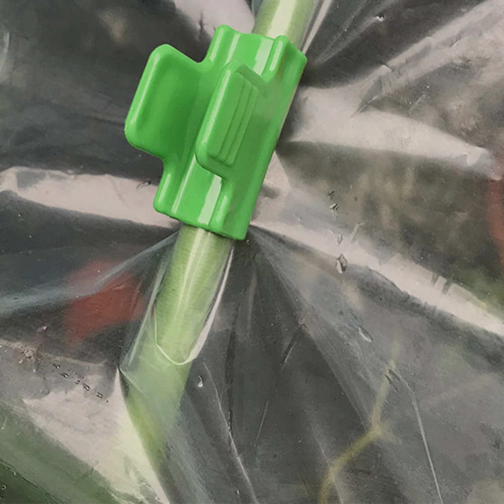 

20 PCS Accessories Plastic Film Clip Climbing Plant Clips Greenhouse Pipe Clamps