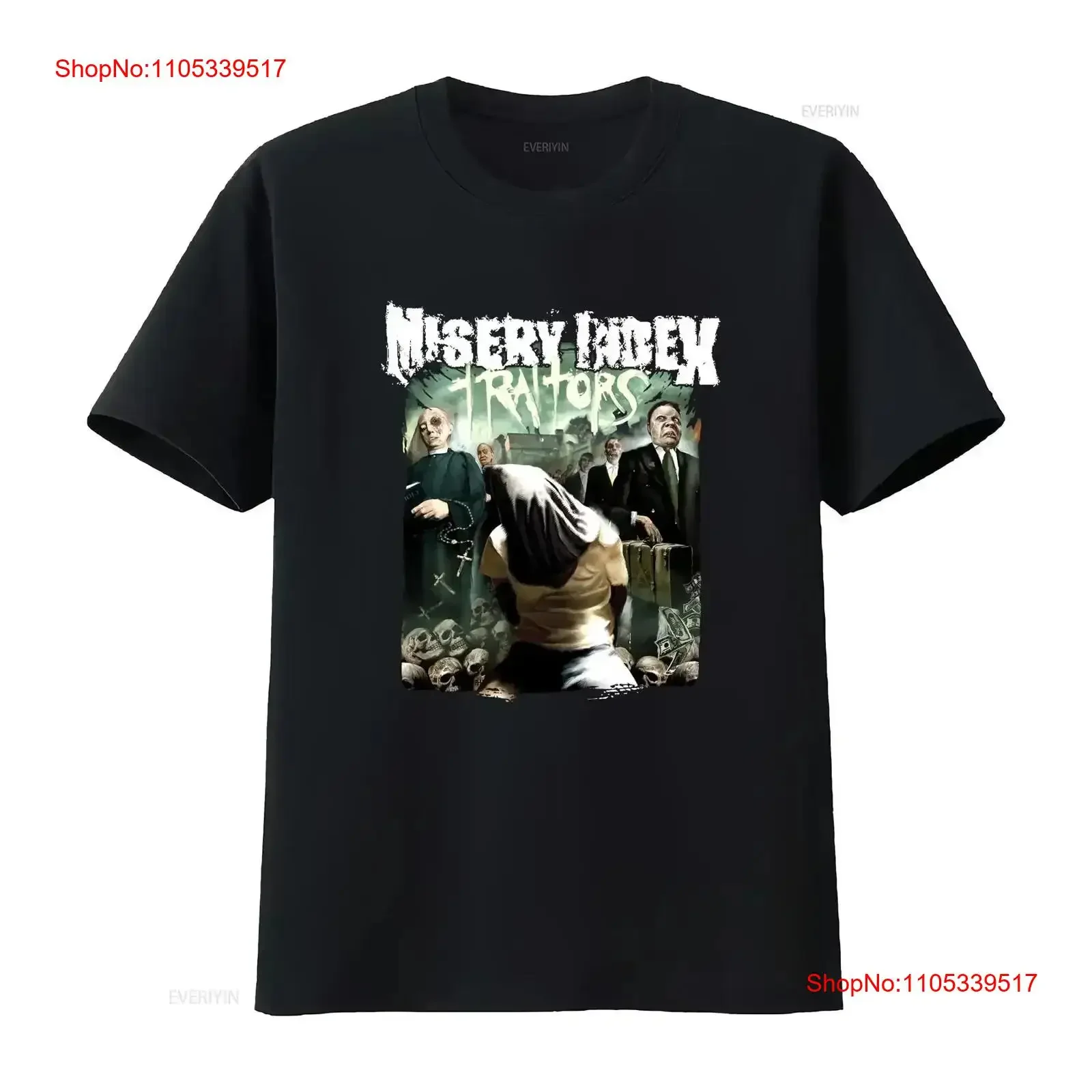 Misery Index Traitors T Shirt vintage Washed graphic Versatile Stylish fashion Stretched designer clothes vintage Washed