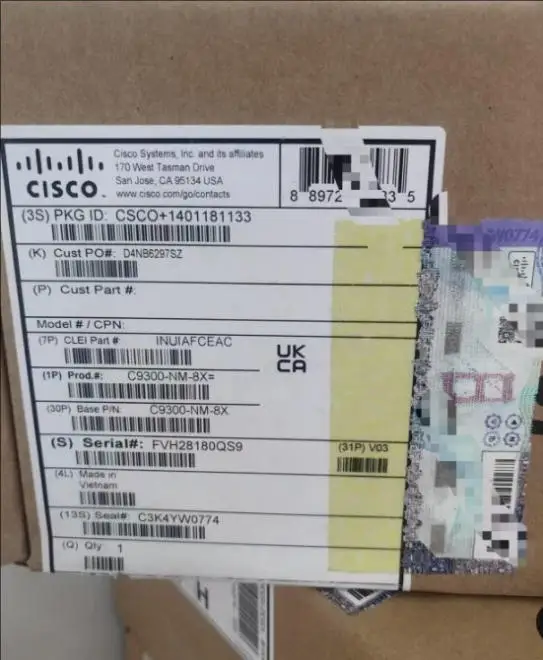 Original C9300X-NM-8Y Network Module 8x 25G/10G/1G Network Interface Module C9300X-NM-8Y