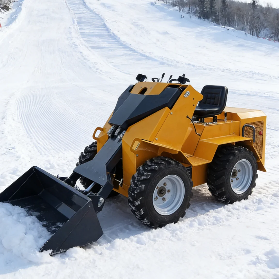 

Customized skid steer loader, high-performance loader for municipal snow removal and farmland operations