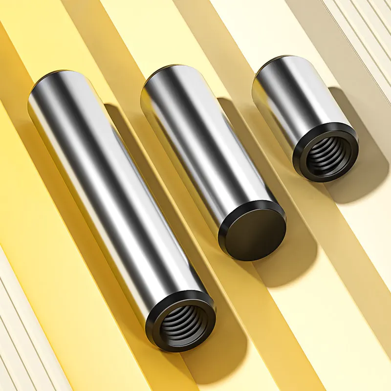 45 #steel Internal Thread Cylindrical Pin Plus Hard Quenching GB120 Positioning Pin Tapping Abrasive  M3-M6